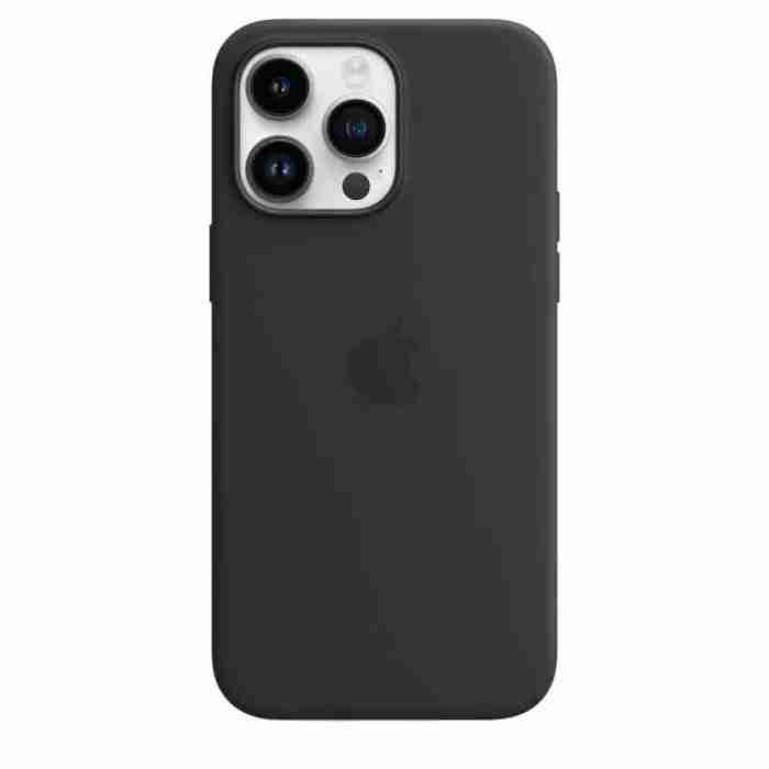 Husa iPhone 14 Pro Max Apple cu MagSafe, Silicon Midnight Husa iPhone 14 Pro Max Apple cu MagSafe, Silicon Midnight
