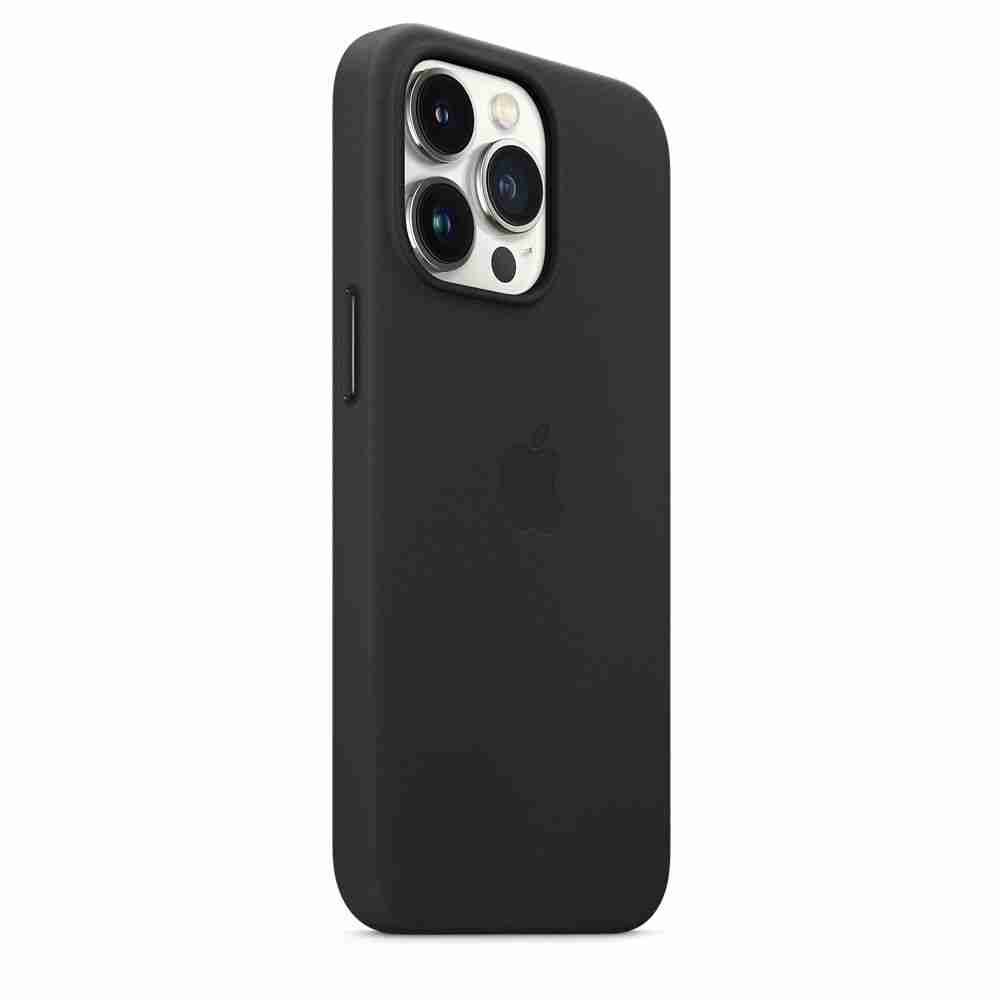 Husa iPhone 13 Pro Max Apple cu MagSafe, Piele - Culoare Midnight