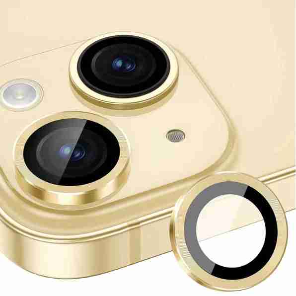 folieiphone13gold_76f203ad-8f61-42a5-a60a-be02694ef77a-1 Folie camera Individuale Gold iPhone 14 din Sticla securizata