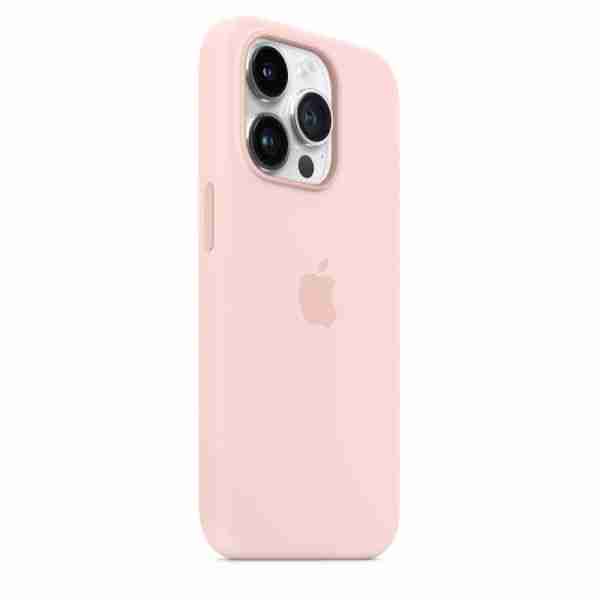 Husa iPhone 14 Pro Max Apple cu MagSafe , Silicon Chalk Pink
